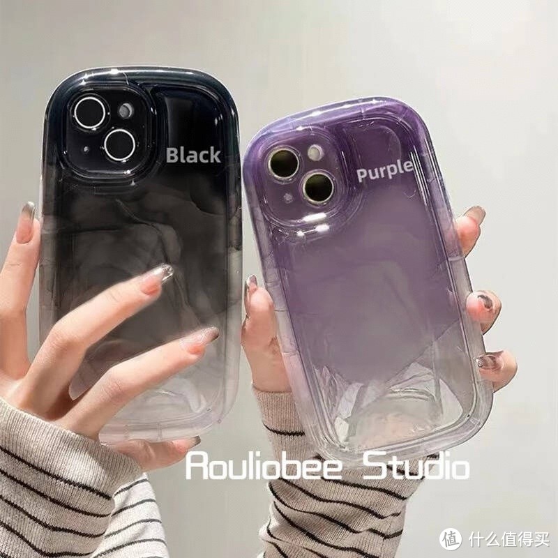 玫ins彩晕染情侣适用红米k40K50手机壳note10/1112/13玫 肥皂壳-紫晕染[半透] OPPO Reno4 SE 5G