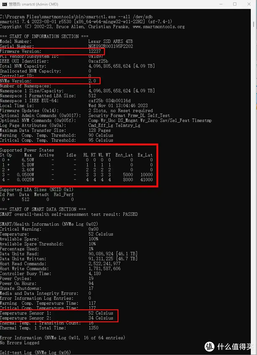 SSD科学研究 篇二十：YMTC 232L+NVMe 2.0--Lexar ARES 4TB M.2 SSD专业向评测