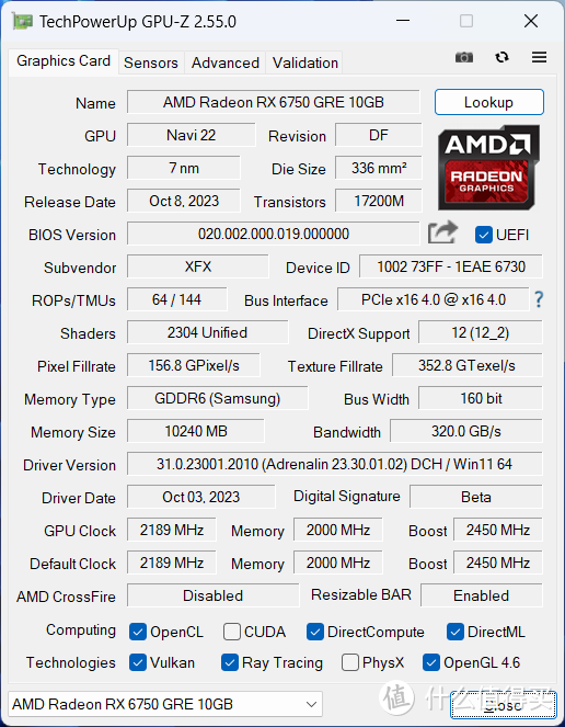 趣味测试 篇三十：14 款游戏实测！横向对比 RX6750GRE 10GB/12GB 3060 8G/12G 、RTX4060，以及 6 系列显卡 FSR3 实测
