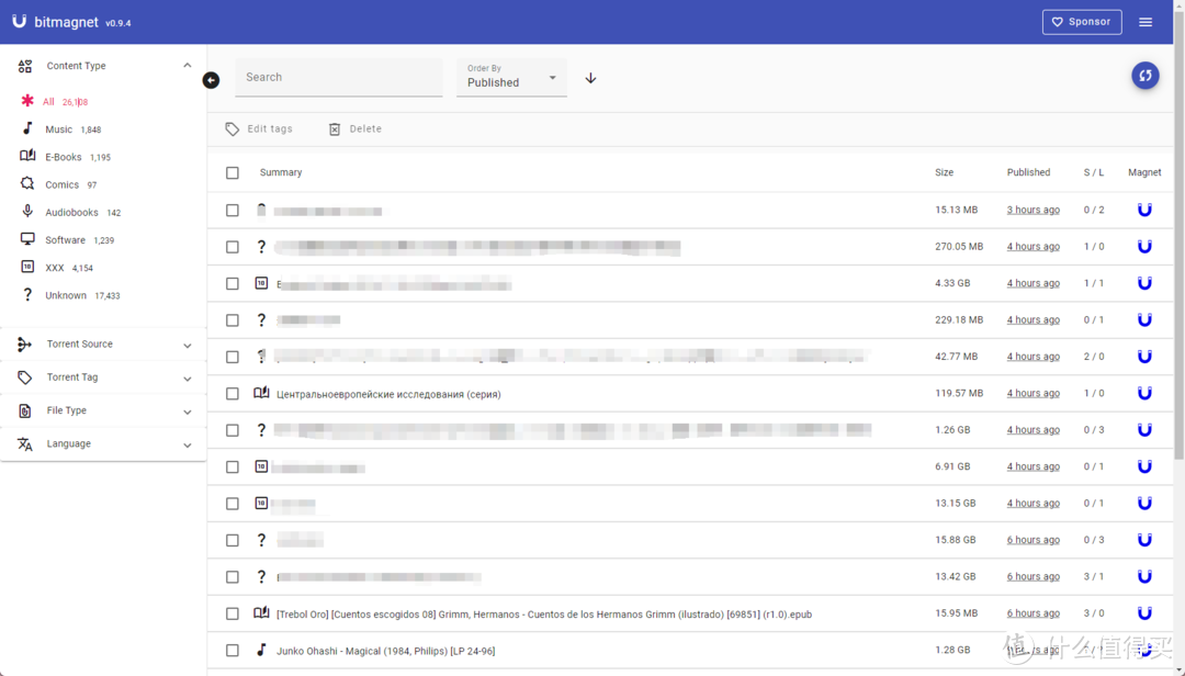 资源整合，上万种子库！NAS搭建磁力搜索网站程序——Bitmagnet-Next-Web