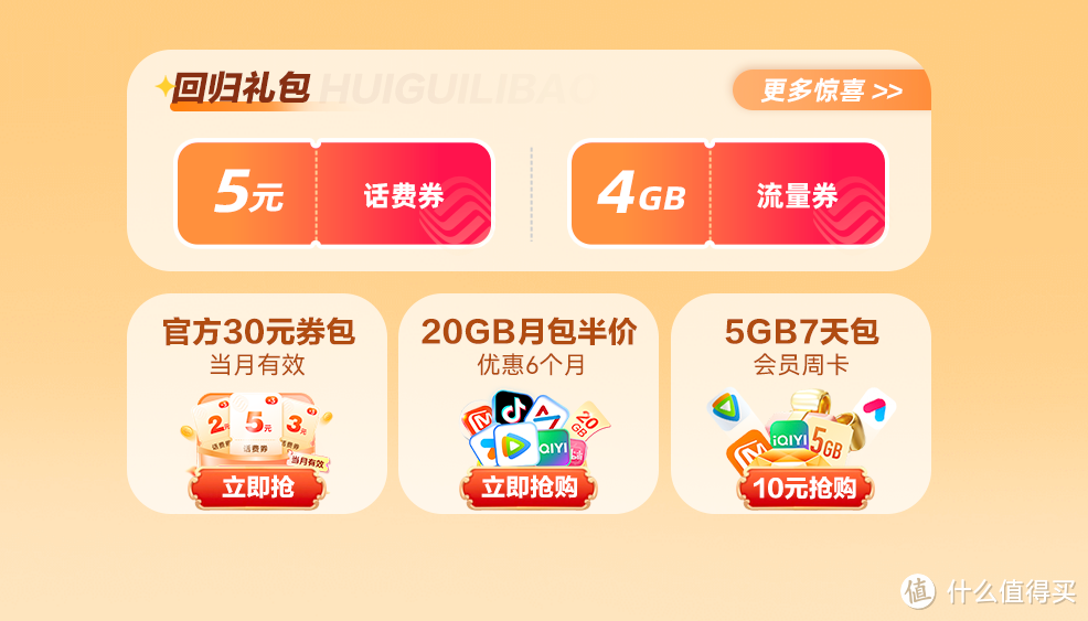 免费领24G+，4月份移动流量券
