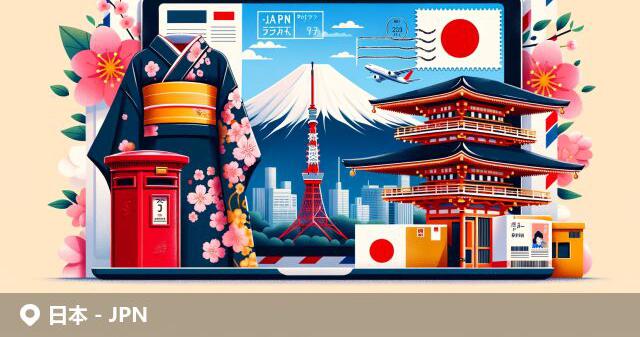 日本邮政编码格式信封示例