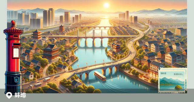 蚌埠邮政编码分布图