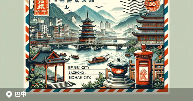 巴中邮政编码分布图