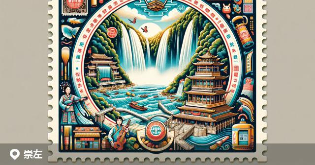 崇左邮政编码分布图