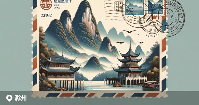 滁州邮政编码分布图