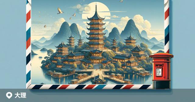 大理邮政编码分布图