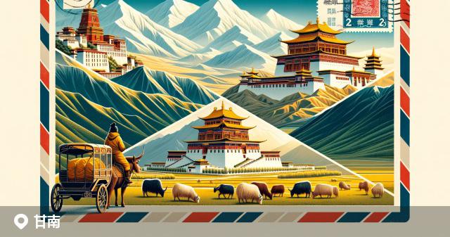 甘南邮政编码分布图