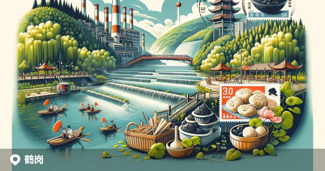 鹤岗邮政编码分布图