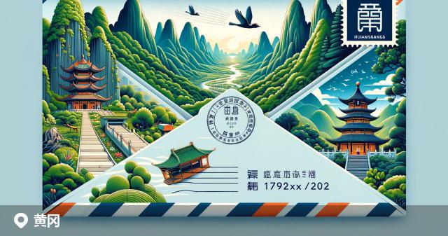 黄冈邮政编码分布图