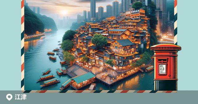 江津区邮政编码分布图