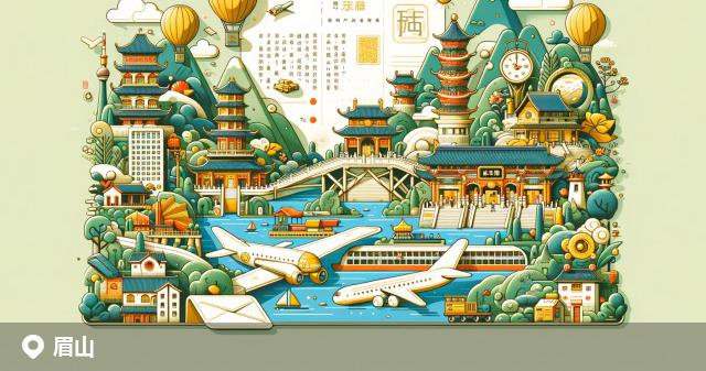 眉山邮政编码分布图