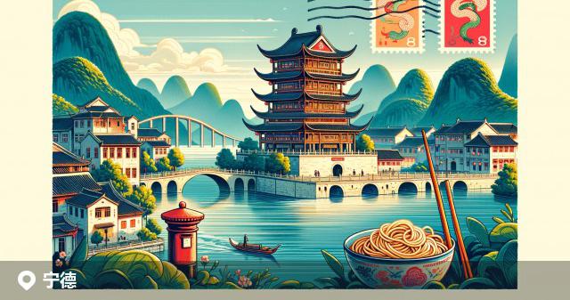 宁德邮政编码分布图