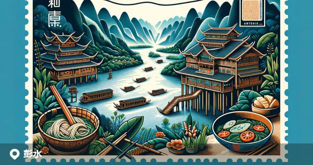 彭水苗族土家族自治县邮政编码分布图