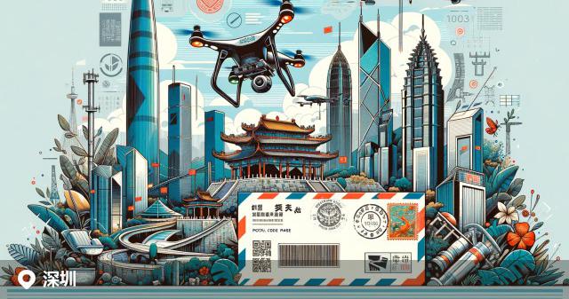 深圳邮政编码分布图