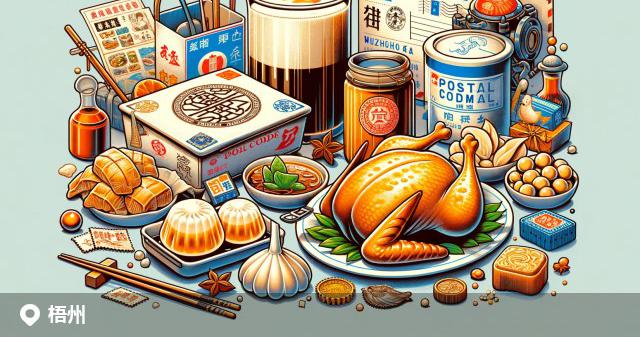 梧州邮政编码分布图