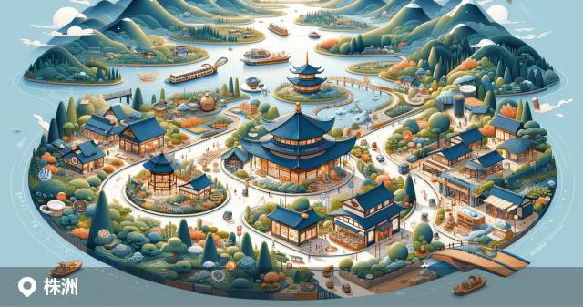 株洲邮政编码分布图