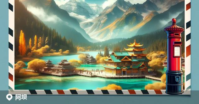 阿坝县邮政编码分布图