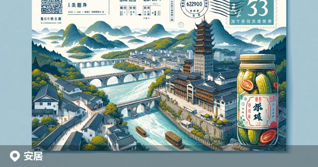 安居区邮政编码分布图