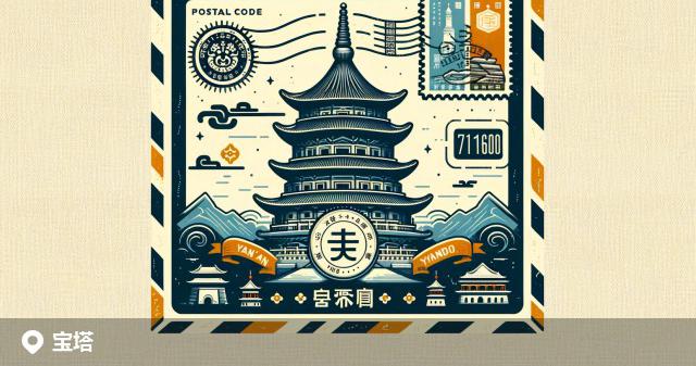 宝塔区邮政编码分布图