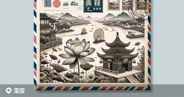 宝应县邮政编码分布图