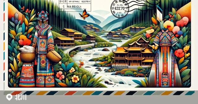 北川羌族自治县邮政编码分布图