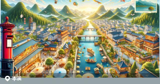 本溪满族自治县邮政编码分布图