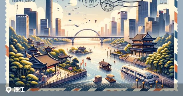 滨江区邮政编码分布图