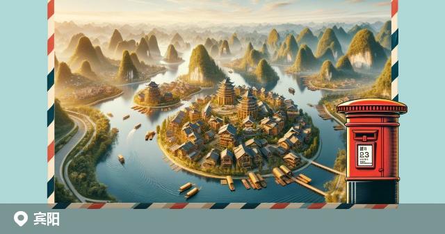 宾阳县邮政编码分布图