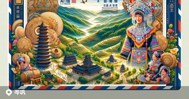 岑巩县邮政编码分布图