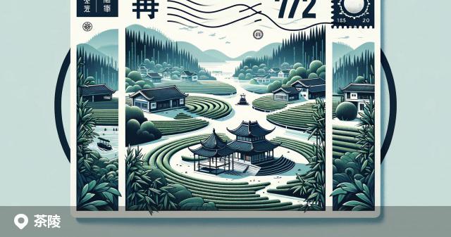 茶陵县邮政编码分布图