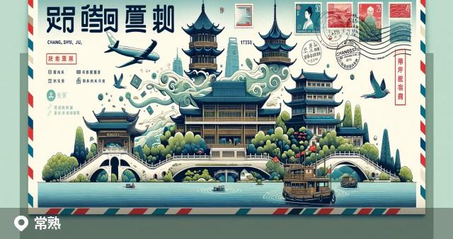 常熟市邮政编码分布图