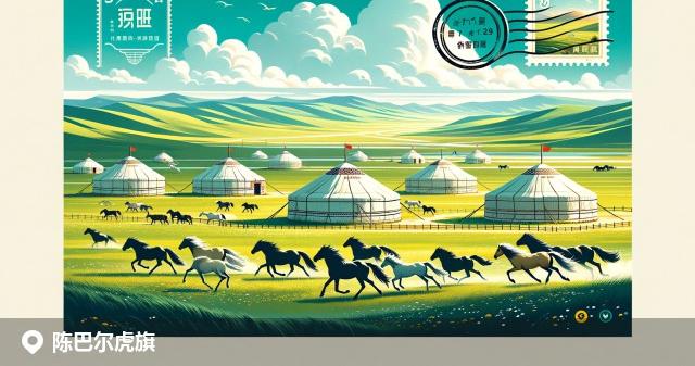 陈巴尔虎旗邮政编码分布图