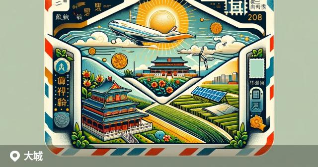 大城县邮政编码分布图