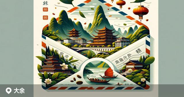 大余县邮政编码分布图