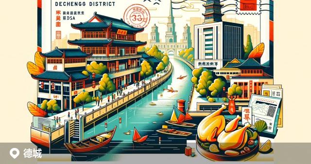 德城区邮政编码分布图