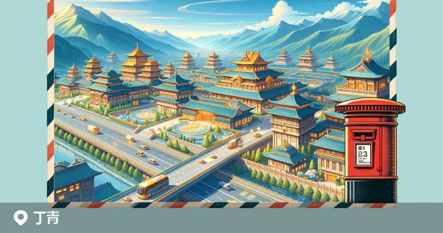 丁青县邮政编码分布图