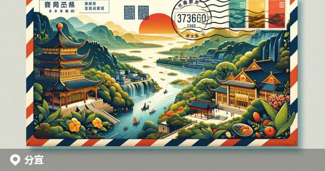 分宜县邮政编码分布图