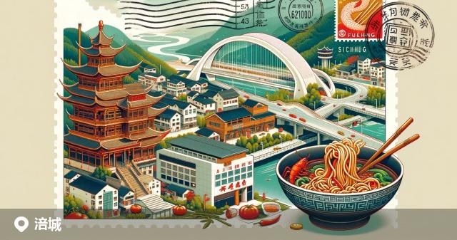 涪城区邮政编码分布图