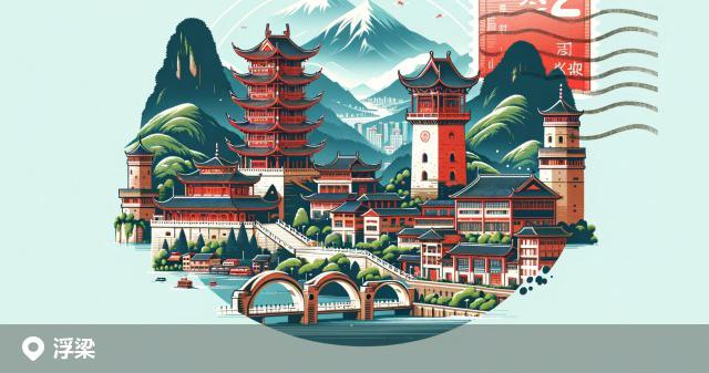 浮梁县邮政编码分布图