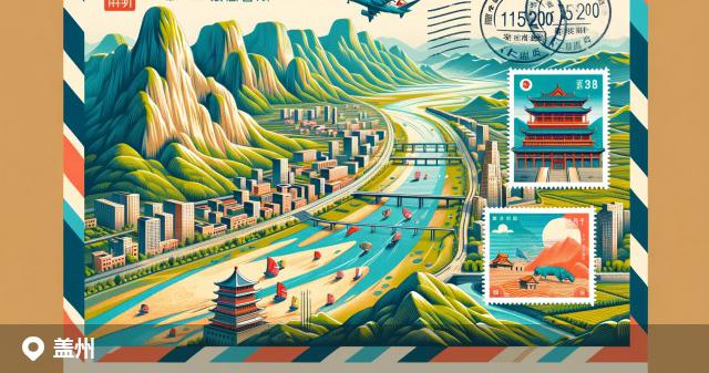 盖州市邮政编码分布图