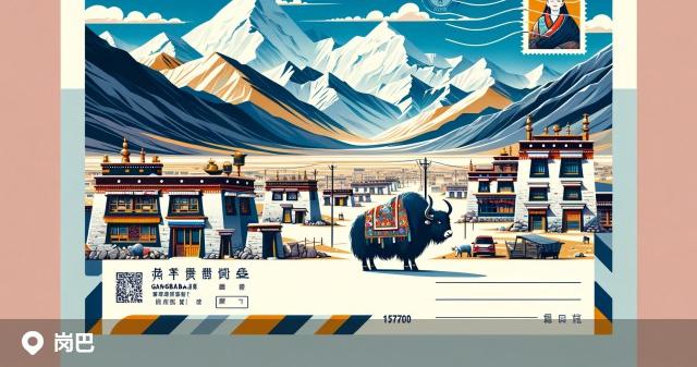 岗巴县邮政编码分布图