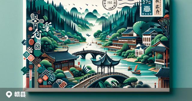 赣县邮政编码分布图