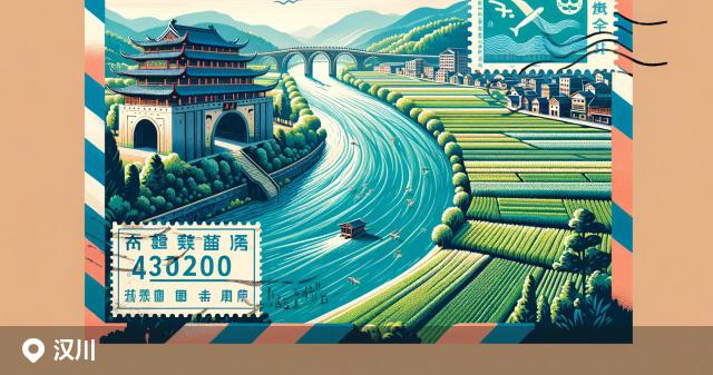 汉川市邮政编码分布图