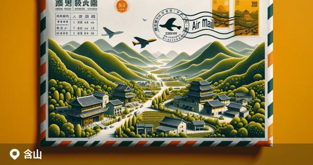 含山县邮政编码分布图
