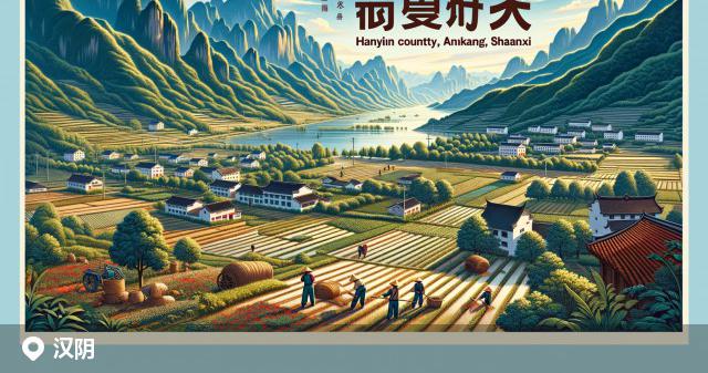 汉阴县邮政编码分布图