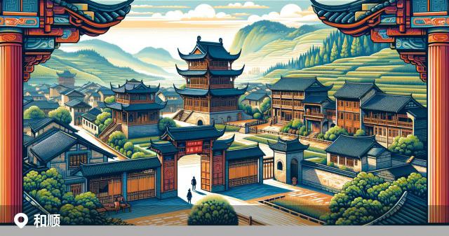 和顺县邮政编码分布图