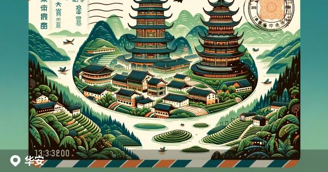 华安县邮政编码分布图