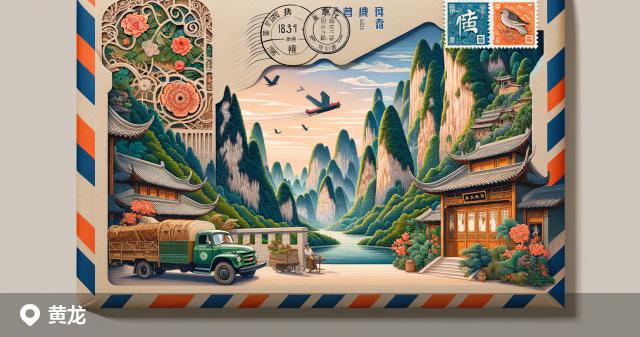 黄龙县邮政编码分布图