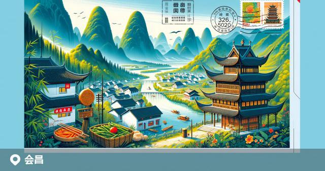 会昌县邮政编码分布图